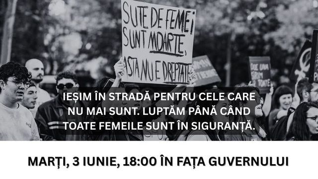 Centrul Filia anunță un protest în fața Guvernului, după uciderea Teodorei Marcu în complexul Cosmopolis