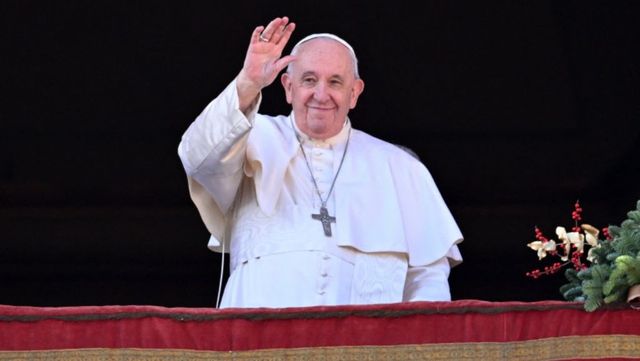 Papa Francisc a condamnat „războiul fără sens″ din Ucraina în mesajul său de Crăciun