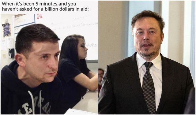 Reacția parlamentului ucrainean după ce Elon Musk l-a ironizat pe Zelenski într-un meme