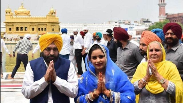 Punjab Chief Minister Bhagwant Mann welcomes baby girl, shares pic