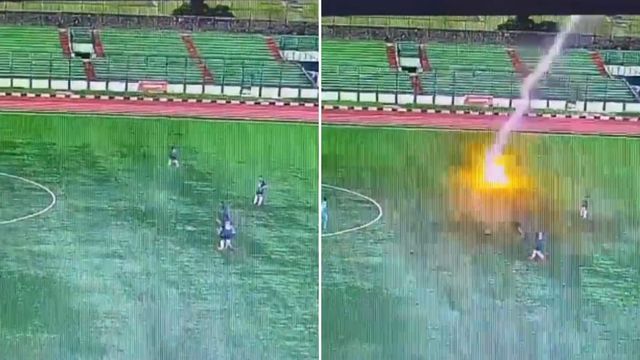 Indonesian Footballer Dies After Being Hit By Lightning During Match
