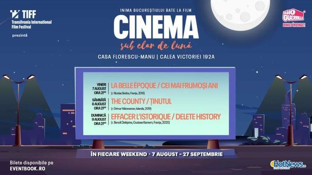 Două comedii franțuzești și o dramă islandeză, în weekend, la ″Cinema sub clar de lună″