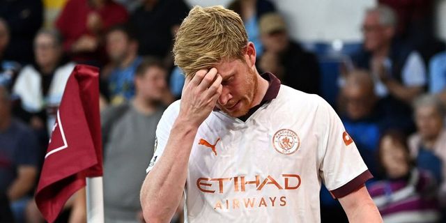 Infortunio choc per De Bruyne, la disperazione di Guardiola
