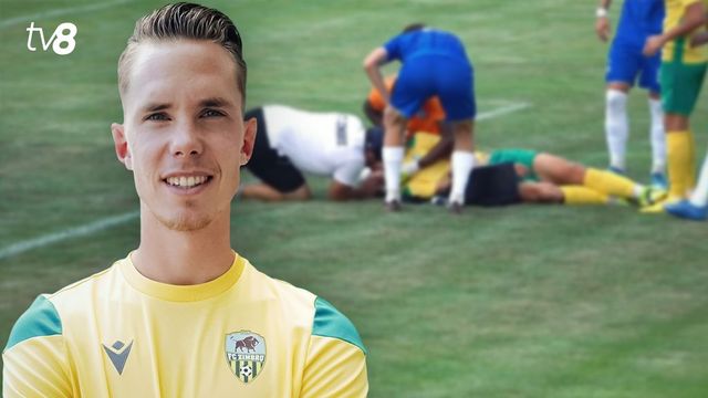 Fotbalistul olandez de la Zimbru accident la cap în timpul unui meci rămâne internat la reanimare. Detalii de la medici