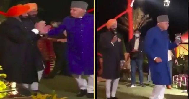 Watch: Farooq Abdullah Shakes a Leg With Amarinder Singh