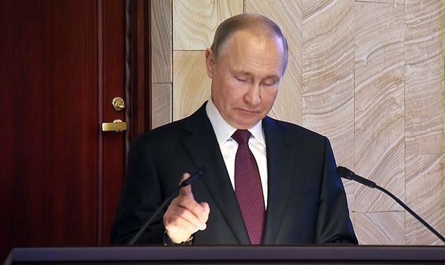 Путин участвует в заседании коллегии ФСБ России — трансляция