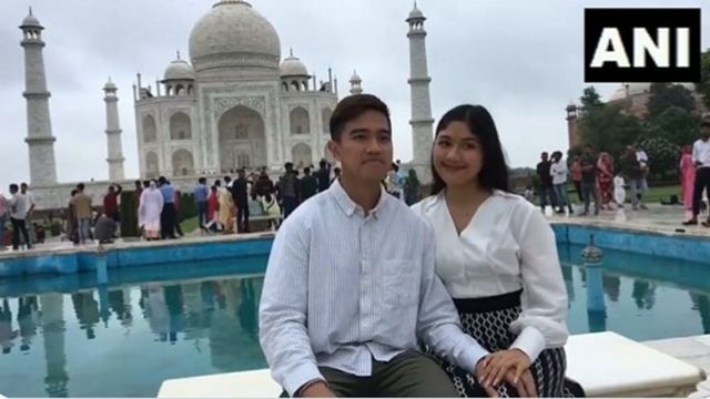 Watch- Indonesian Presidents Son Visits Taj Mahal In Agra As India Hosts G20