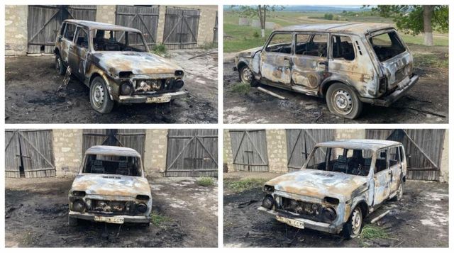 PAS anunță că noaptea trecută a fost incendiată mașina de serviciu a primăriei Negureni, raionul Telenești