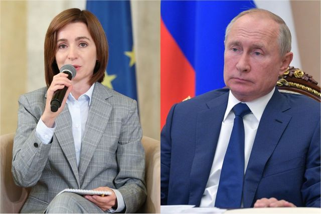 Vladimir Putin a felicitat-o pe Maia Sandu cu prilejul sărbătorilor de iarnă