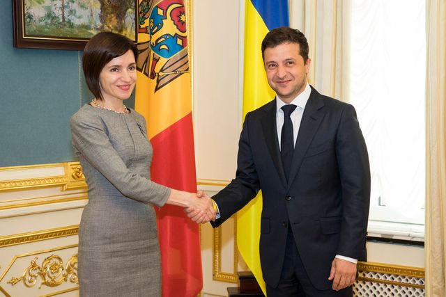 Premierul Maia Sandu și-a început discursul de la Kiev în limba ucraineană