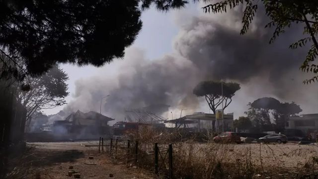 Explozie la o benzinărie de la Roma. Cel puțin 27 de persoane au fost rănite