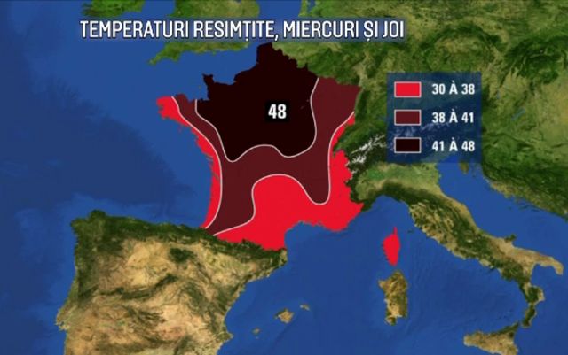 Europa, lovită de „iadul roșu”. Corpul uman va resimți temperaturi de 47-48 de grade