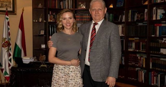 Scarlett Johansson találkozott Tarlós Istvánnal