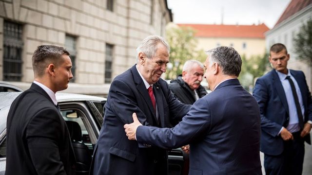 Orbán Viktor és Milos Zeman: a V4-ek egysége közös érdek