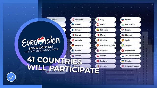 Ez a 41 ország fog elindulni a jövő évi Eurovízión
