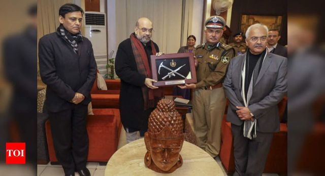 Amit Shah Visits Indo-Tibetan Border Police Headquarters In Delhi: Report
