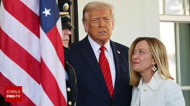 Giorgia Meloni, reacție după ce liderul celui mai mare sindicat din Italia a numit-o „curtezana lui Trump”
