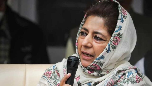 Mehbooba claims she was prevented from visiting area in Pulwama