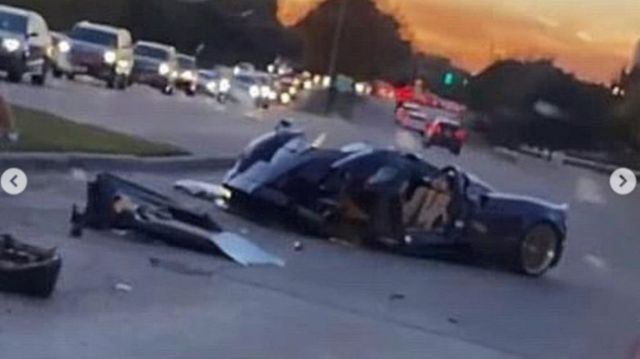 Reacția unui YouTuber de 17 ani, după ce a distrus într-un accident mașina de 3,4 milioane $ a tatălui său
