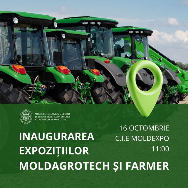 Expoziția internațională MoldAgrotech și-a deschis porțile la Chișinău. Peste 200 de companii din șase țări participă