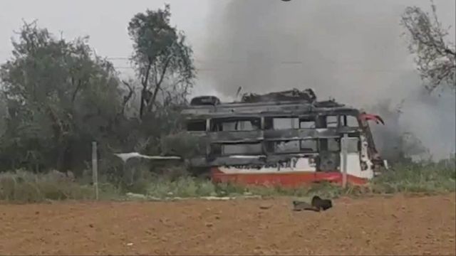 Two Dead, Many Injured After Bus Catches Fire In Jaipur