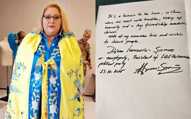 Europarlamentara Diana Iovanovici-Șoșoacă relansează dialogul cu China
