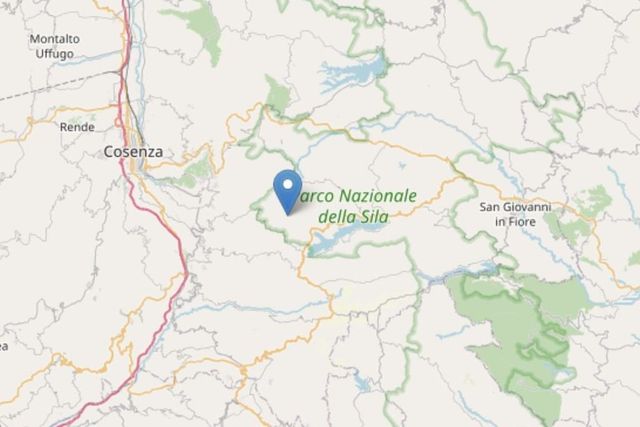 Terremoti, scossa di magnitudo 3.7 in provincia di Cosenza