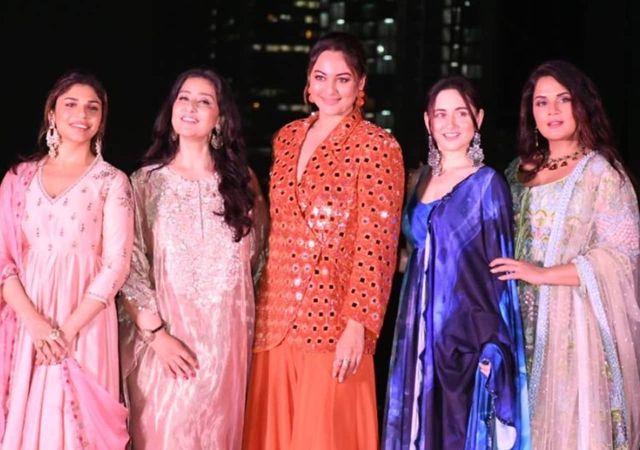 Heeramandi OTT release date event: Sonakshi Sinha, Richa Chadha, Sanjeeda Shaikh and other cast members exude royal vibes