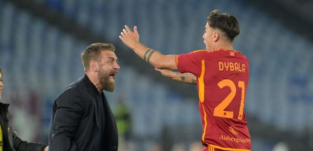 Roma-Torino 3-2, Dybala show con tripletta: De Rossi vola
