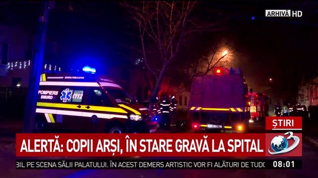 Alertă la Constanța: Copii arși, în stare gravă la spital după ce soba a explodat