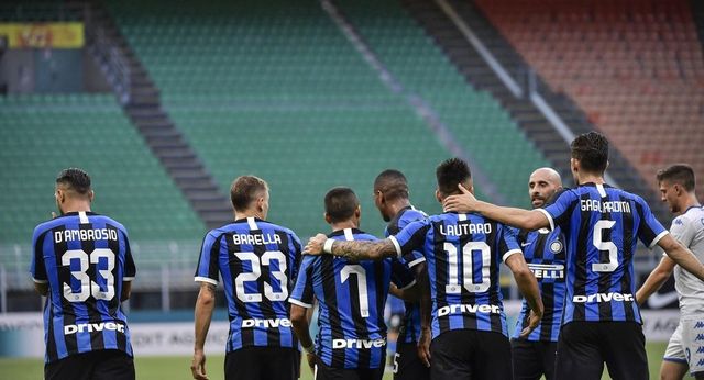 Inter-Brescia 6-0, il tabellino