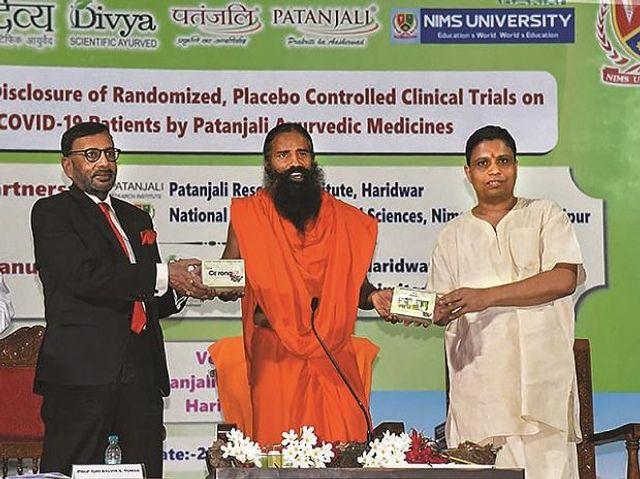 Rajasthan cops charge Ramdev, Patanjali MD with cheating for Covid-19 drug