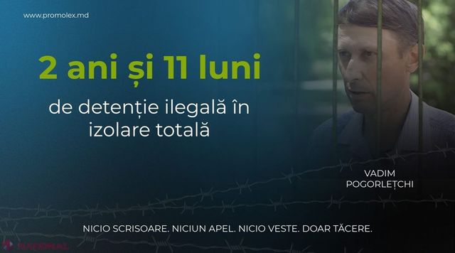 Autoritățile de la Chișinău cer repetat eliberarea activistului Vadim Pogorlețchi, deținut ilegal la Tiraspol