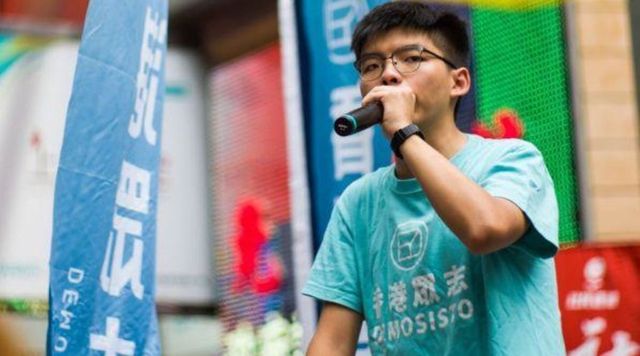 ll noto attivista di Hong Kong Joshua Wong è stato arrestato