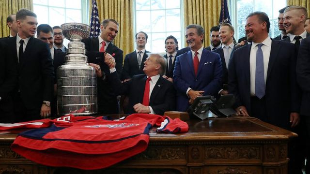 Овечкин встретился с Дональдом Трампом в Белом доме