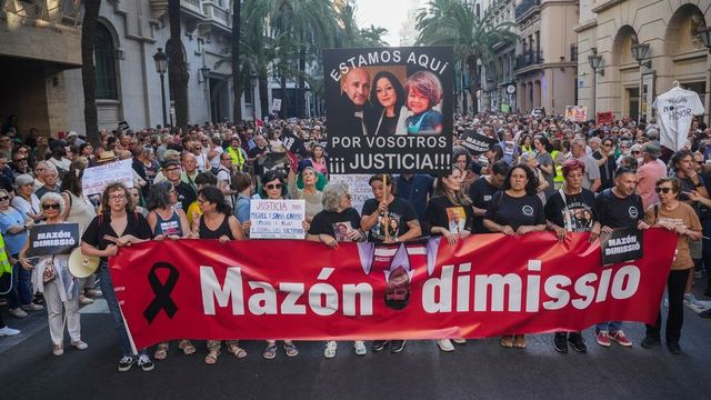 La Generalitat valenciana da cifras de baja participación del seguimiento de la huelga por la dana