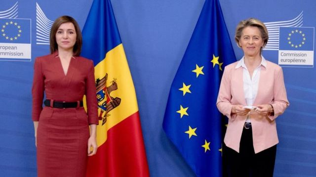 Майя Санду провела встречу с председателем Европейского совета
