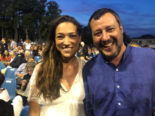 Matteo Salvini e Francesca Verdini, baci hot a Milano Marittima