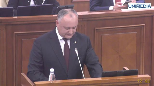 Igor Dodon se declară nemulțumit de activitatea a două ministere din actualul Guvern