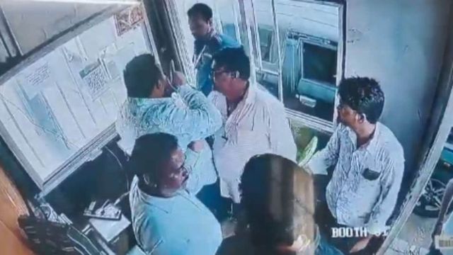 Ex-BJP MLA’s son assaults toll staff in Vijayapura in Karnataka, video goes viral, no case booked yet