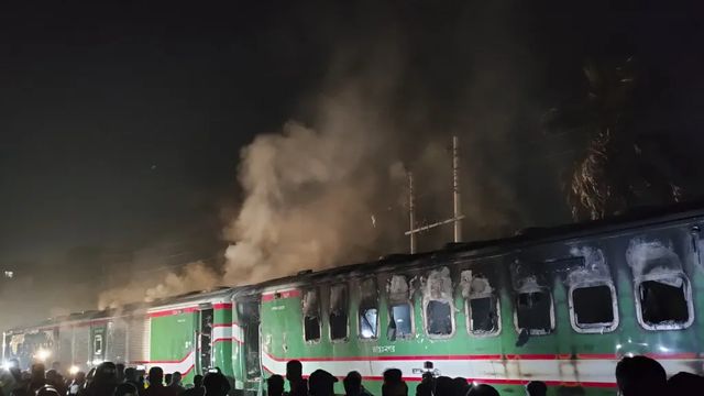 At Least Four Killed in Deadly Bangladesh Train Fire Suspected To Be Arson