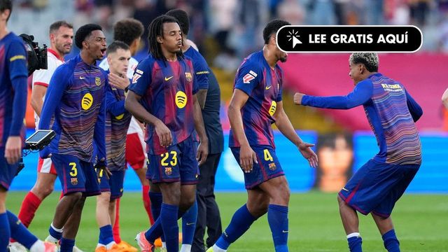 Un gol de Araujo sobre la bocina da la victoria al Barça frente al Girona antes del Clásico