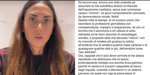 Melissa Satta denuncia: “Definita sex addicted dopo rottura con Berrettini, ferita come madre e donna”