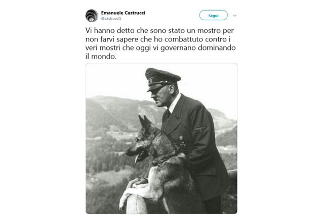 Emanuele Castrucci, il professore di Siena che elogia Hitler su Twitter