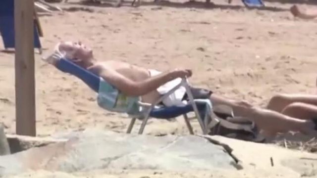 Joe Biden s-a relaxat la plaja, inainte sa vina in Europa