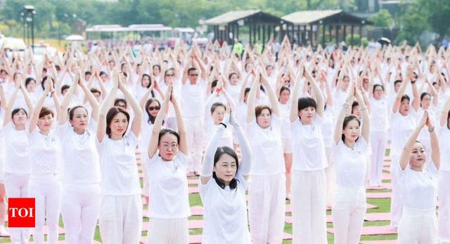 Indian Embassy In Kathmandu Celebrates Yoga Day