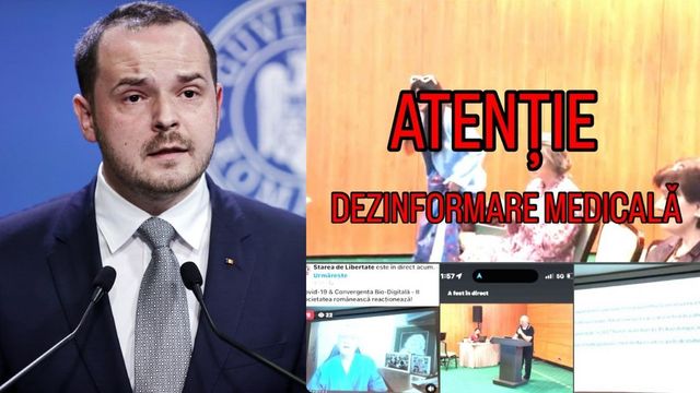 Ministrul Sănătății condamnă dezinformarea medicală