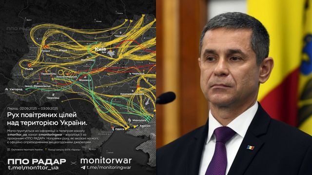 Ministrul Apărării explică dacă drona rusească a pătruns în spațiul aerian al Republicii Moldova noaptea trecută