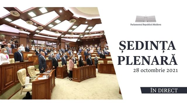Parlamentul se va întruni în ședință plenară la 28 octombrie