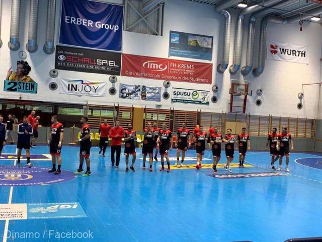 Echipa de handbal masculin Dinamo București a obținut două victorii la turneul amical din Austria
